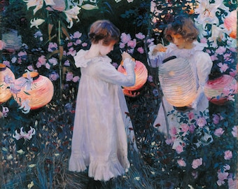 ジョン・シンガー・サージェント：カーネーション、ユリ、ユリ、バラ