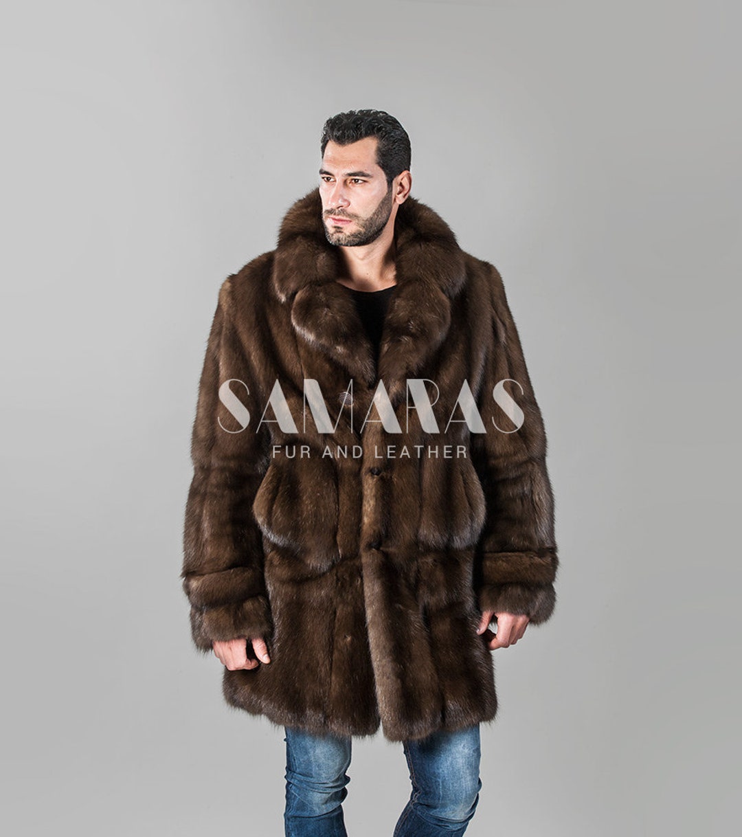 非常にエレガントなロシア産セーブルファーコート（イングリッシュ