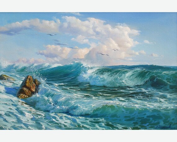 帆船贄田越郎画