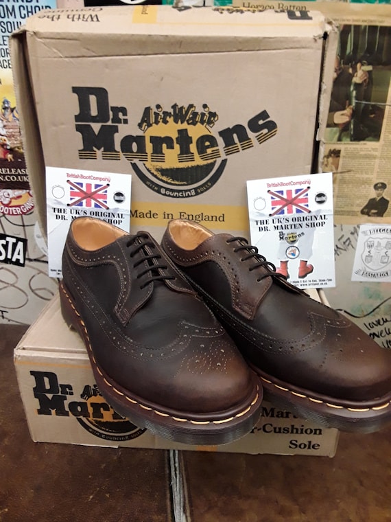 Dr Martens, Size UK10, Made in England, Aztec Brogue, 3989 - Etsy