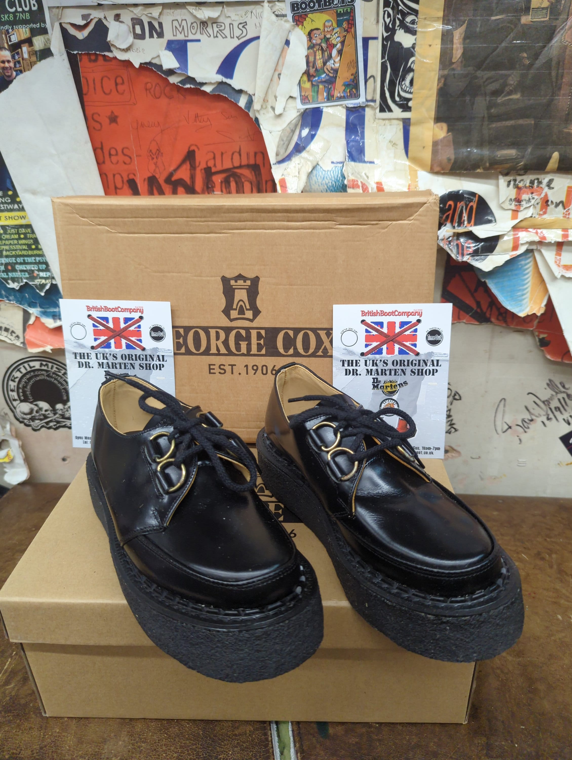 ロボット ジョージコックス 8961 ブラックレザー イングランド製