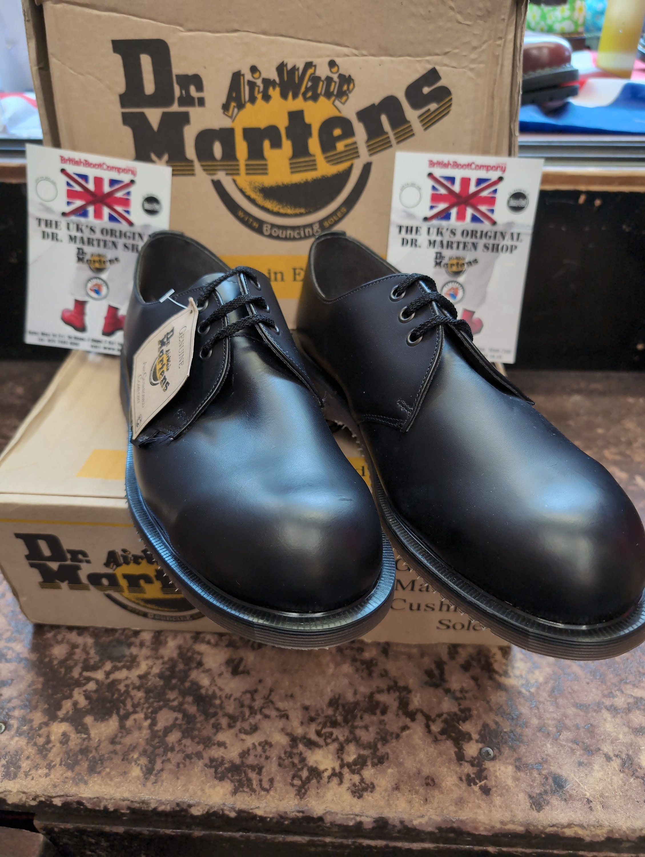 Dr Martens 1905 Black 3 Hole Made in England Steel Toe Size 11 - Etsy