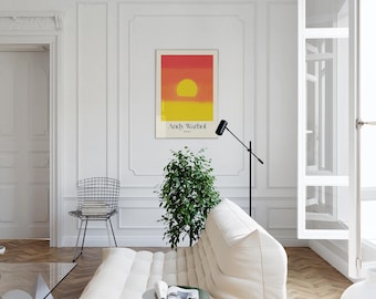 フルサイズ アンディ・ウォーホル「サンセット」#22 - スクリーン