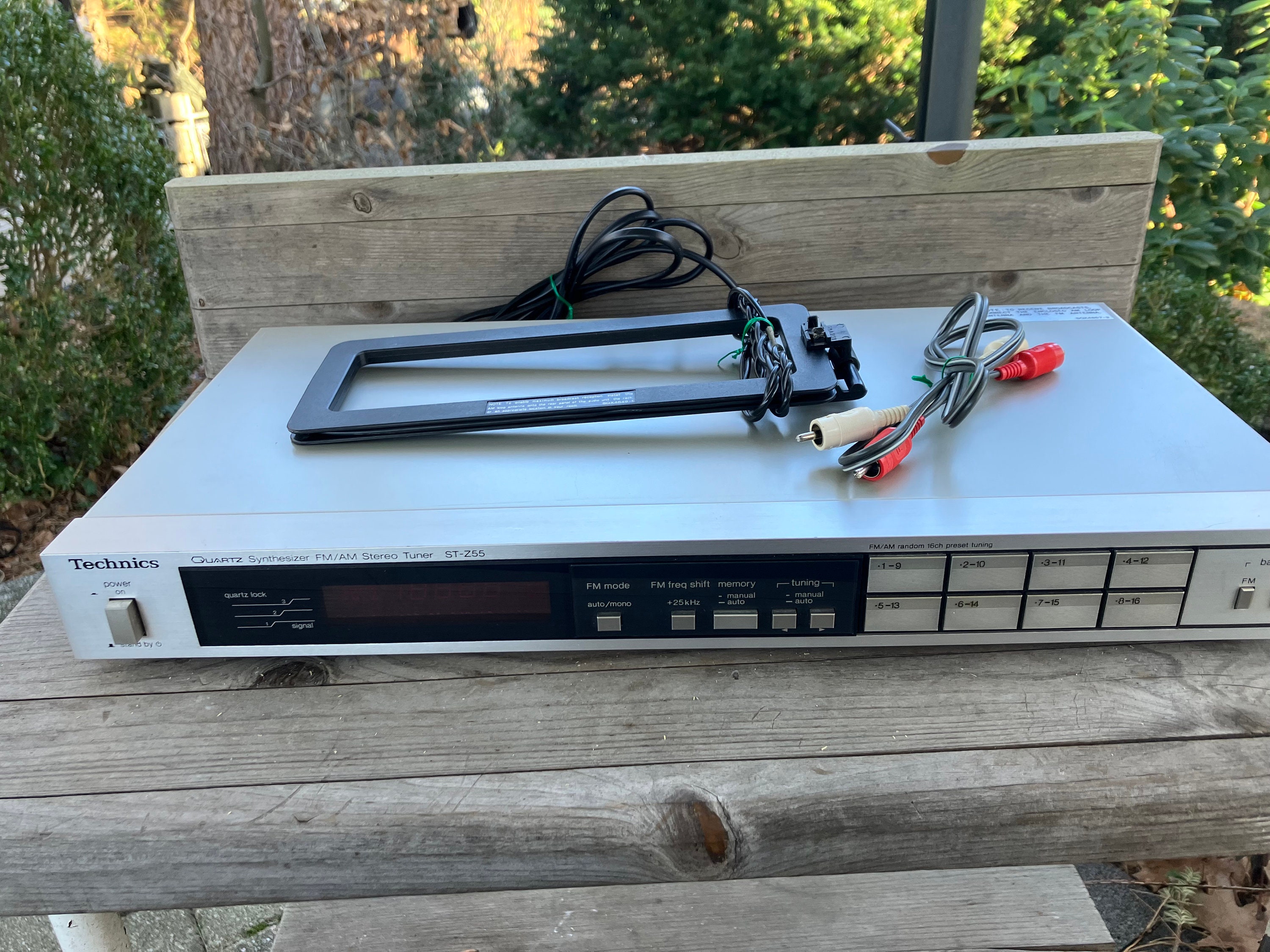 Technics Stereo Synthesizer FM/AM Tuner ST-Z55 Vintage Hifi - Etsy