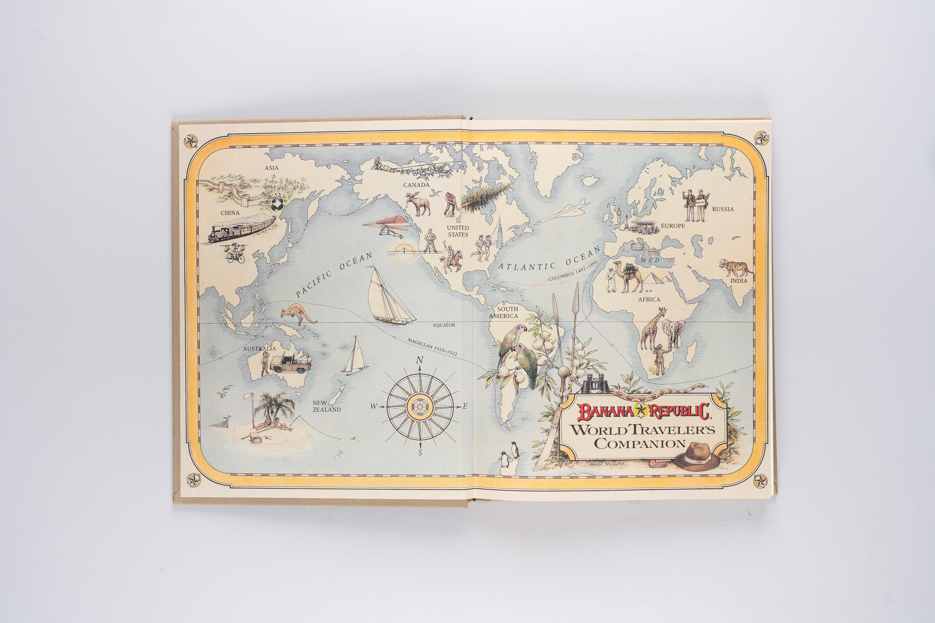 バナナ・リパブリック旅行＆サファリ衣料ガイド 1986年版 - Etsy 日本