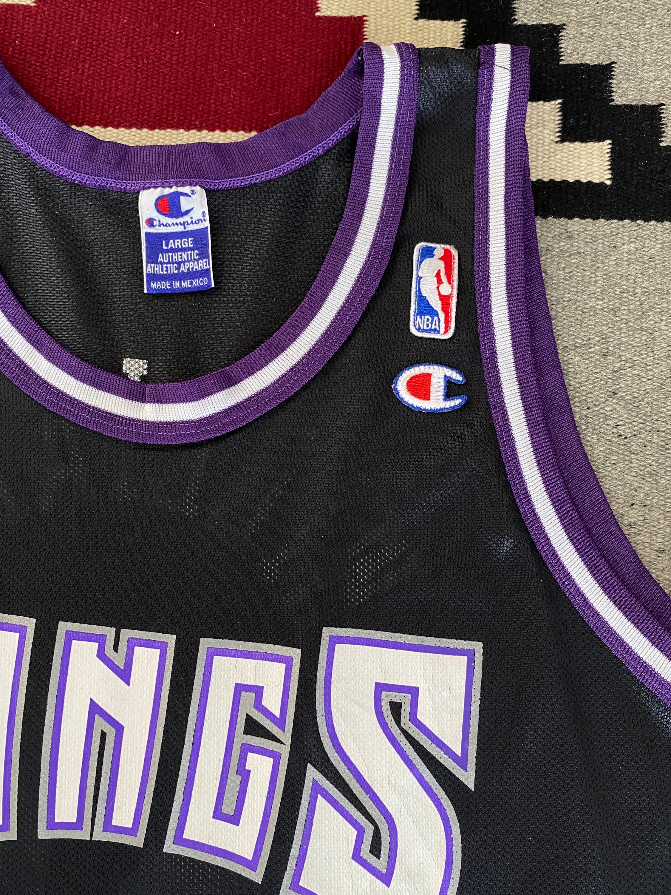 Vintage 90s Champion Sacramento Kings #55 Jason Williams Jersey