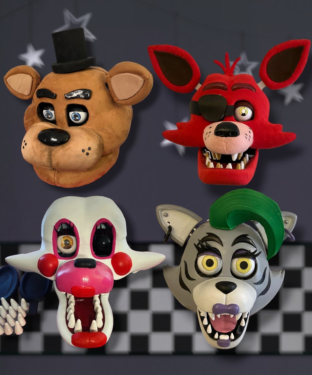 FNAF フレディ 大型ヘッド 10周年 未使用に近い FNAF フレディ 大型