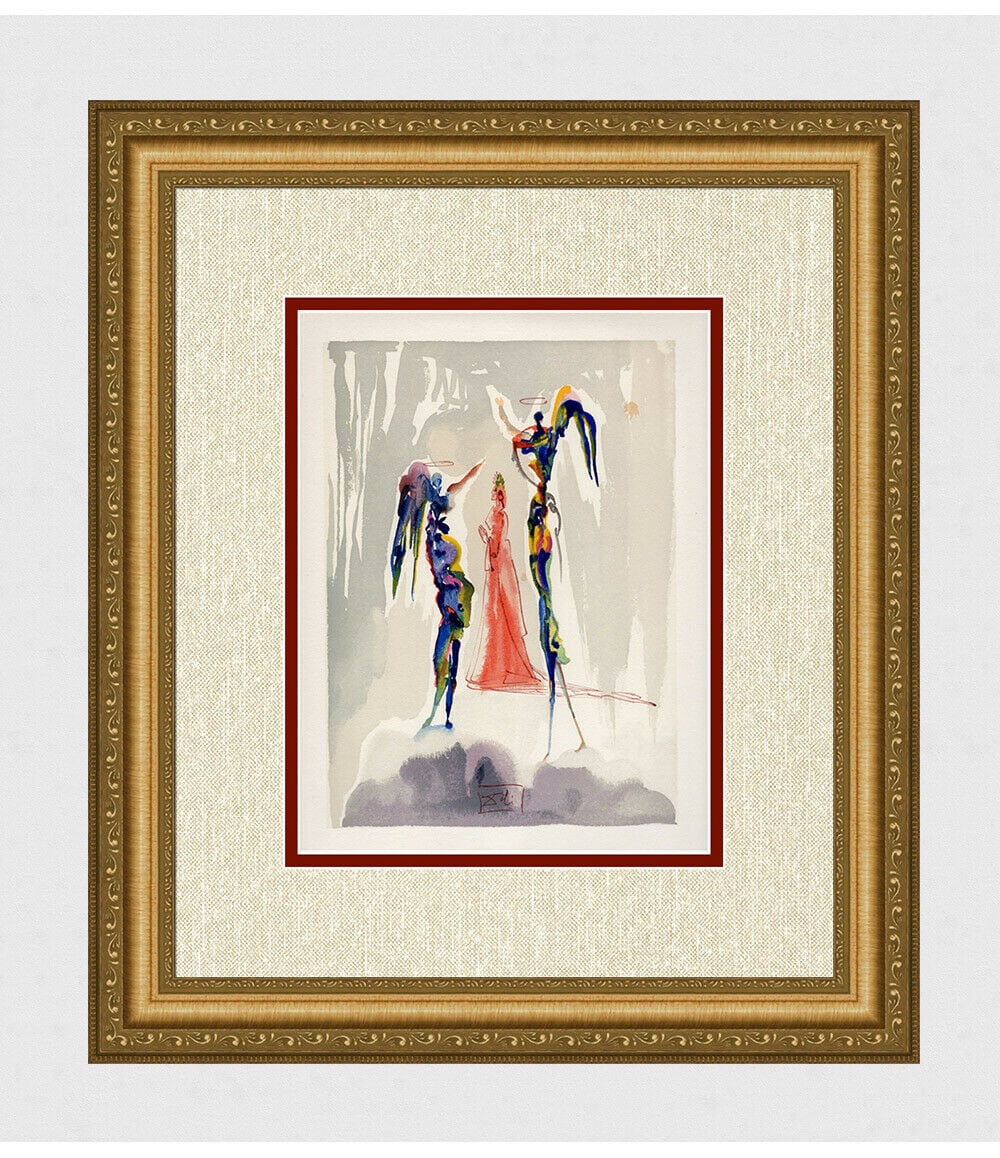 サルバドール・ダリ銅版画 「タイガーリリー虎百合」1972年作品 ダリ