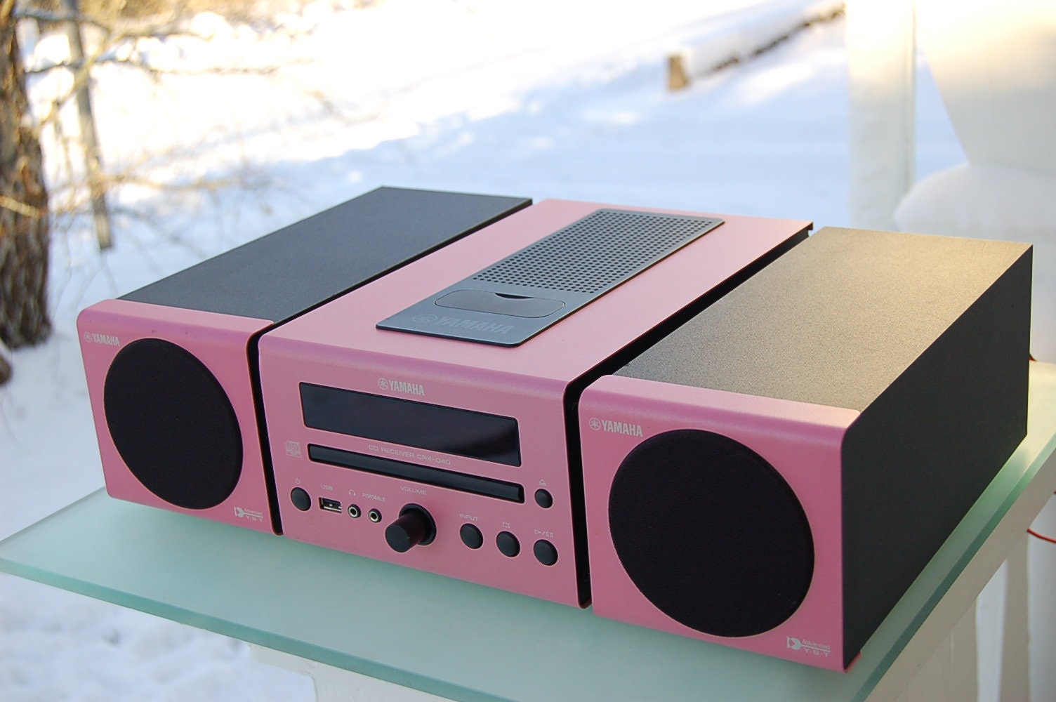Buy Yamaha CRX-040 / Pink CD Receiver / Fernbedienung / Inklusive