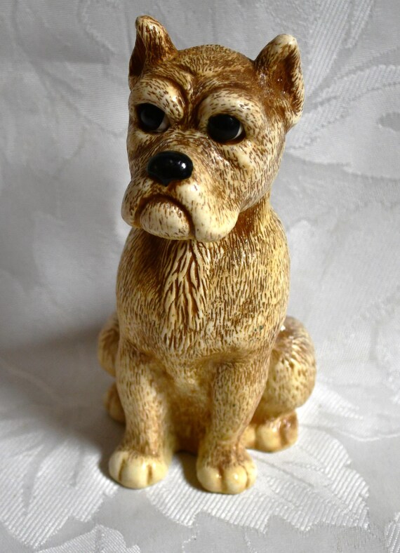 1970年代のヴィンテージ ボクサー犬用貯金箱 - マネー・イン・ザ