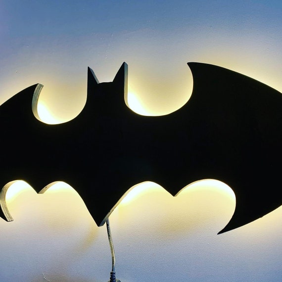 Batman Wood LED Sign, DC Universe, Comics, Justice League - Etsy