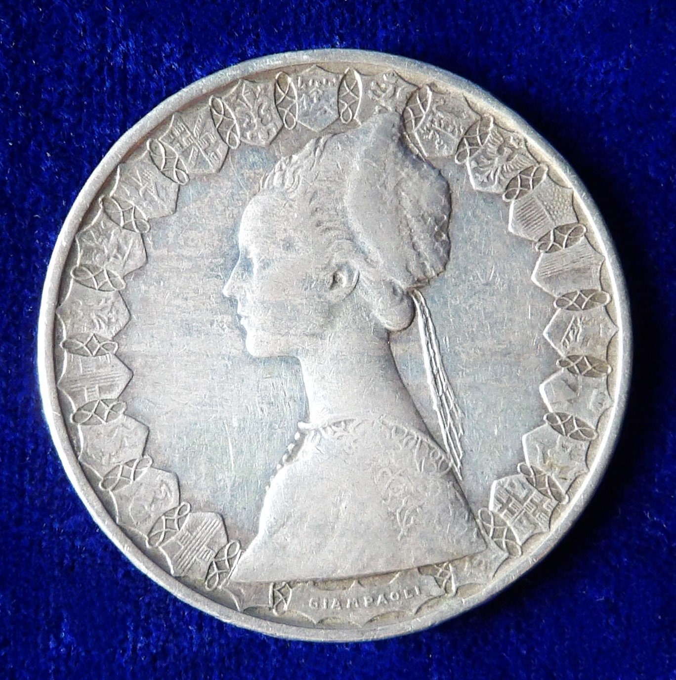 ヴィンテージ イタリア 500 リラ銀貨 コロンブス船 - Etsy 日本