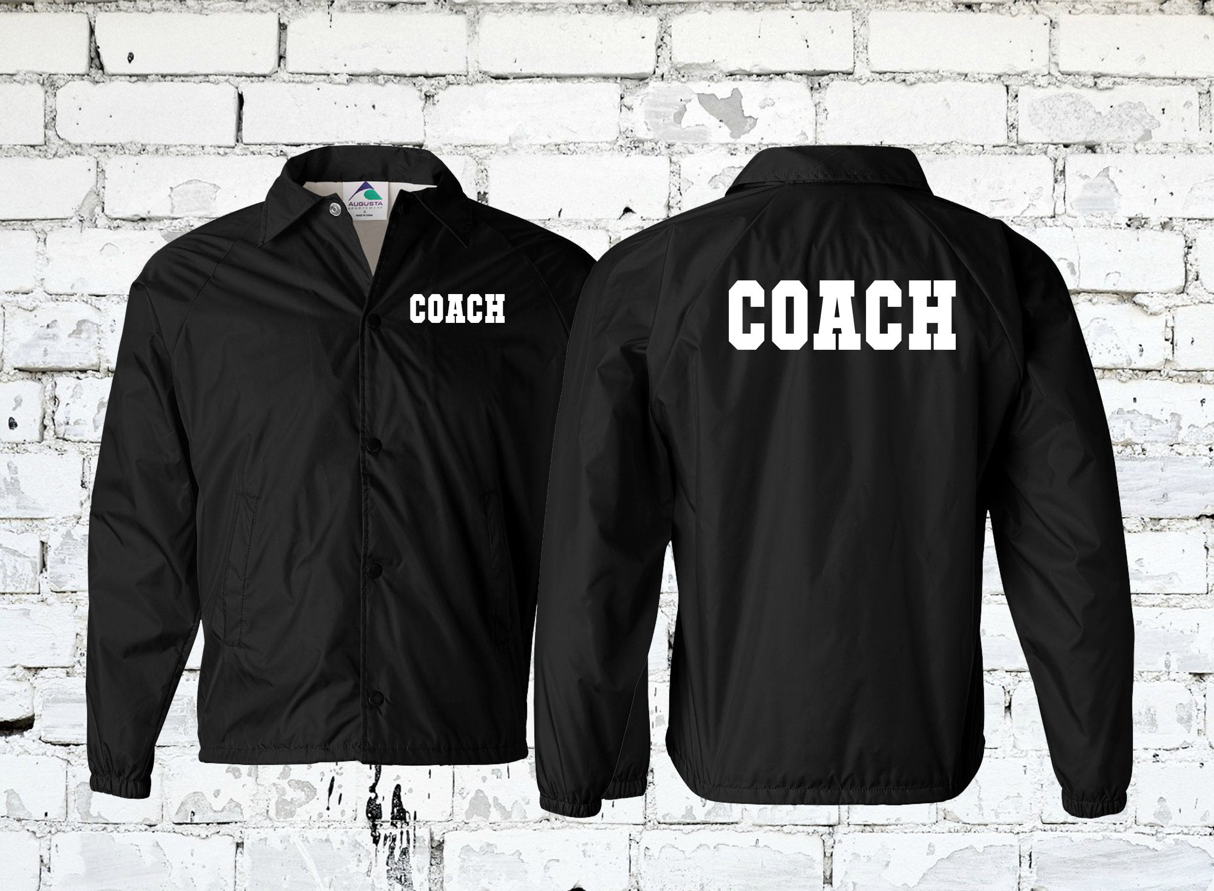 Customizable Coach and Team Jackets - Perfect for Football