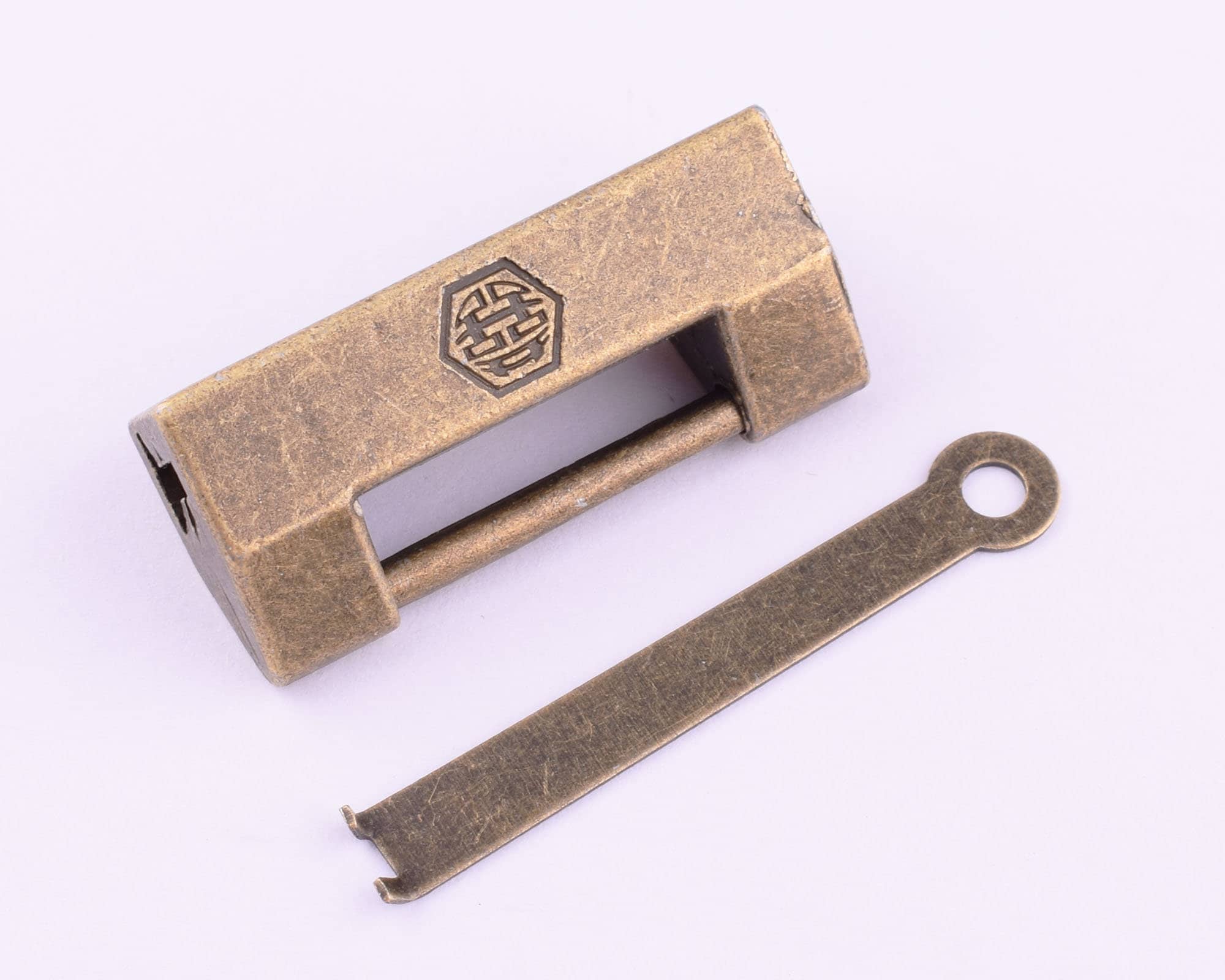 Old Style Vintage Useful Chinese Padlock Lock and Key,43*19mm