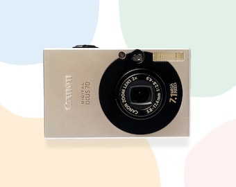 Canon Digital IXUS 70 Silver Compact Digital Camera, Y2K Digital