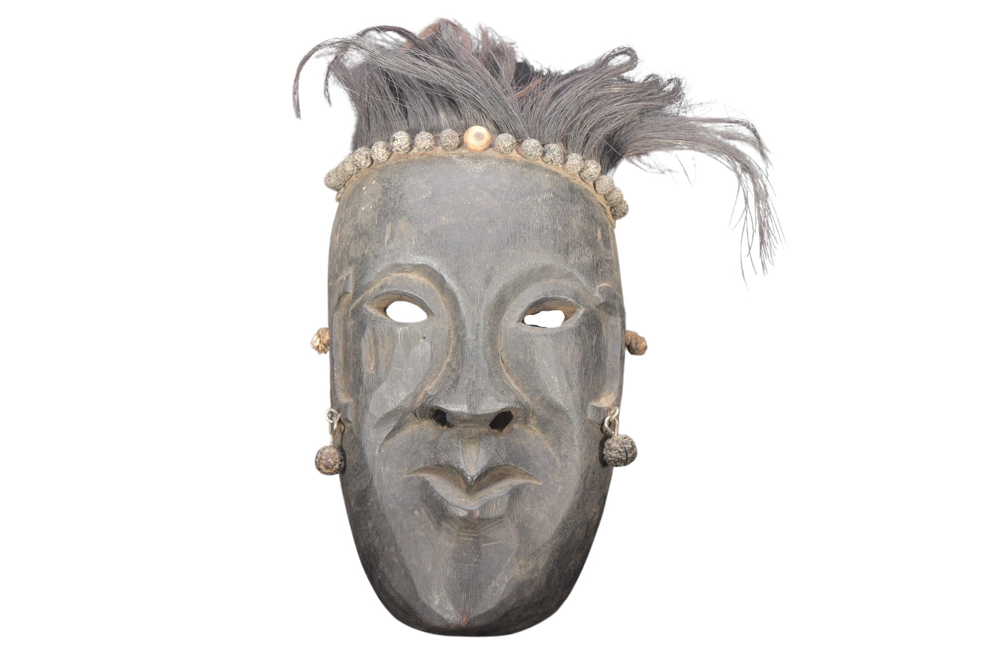 ネパール 呪物 シャーマンマスク 仮面 シェルパ族 タマン族 民間信仰