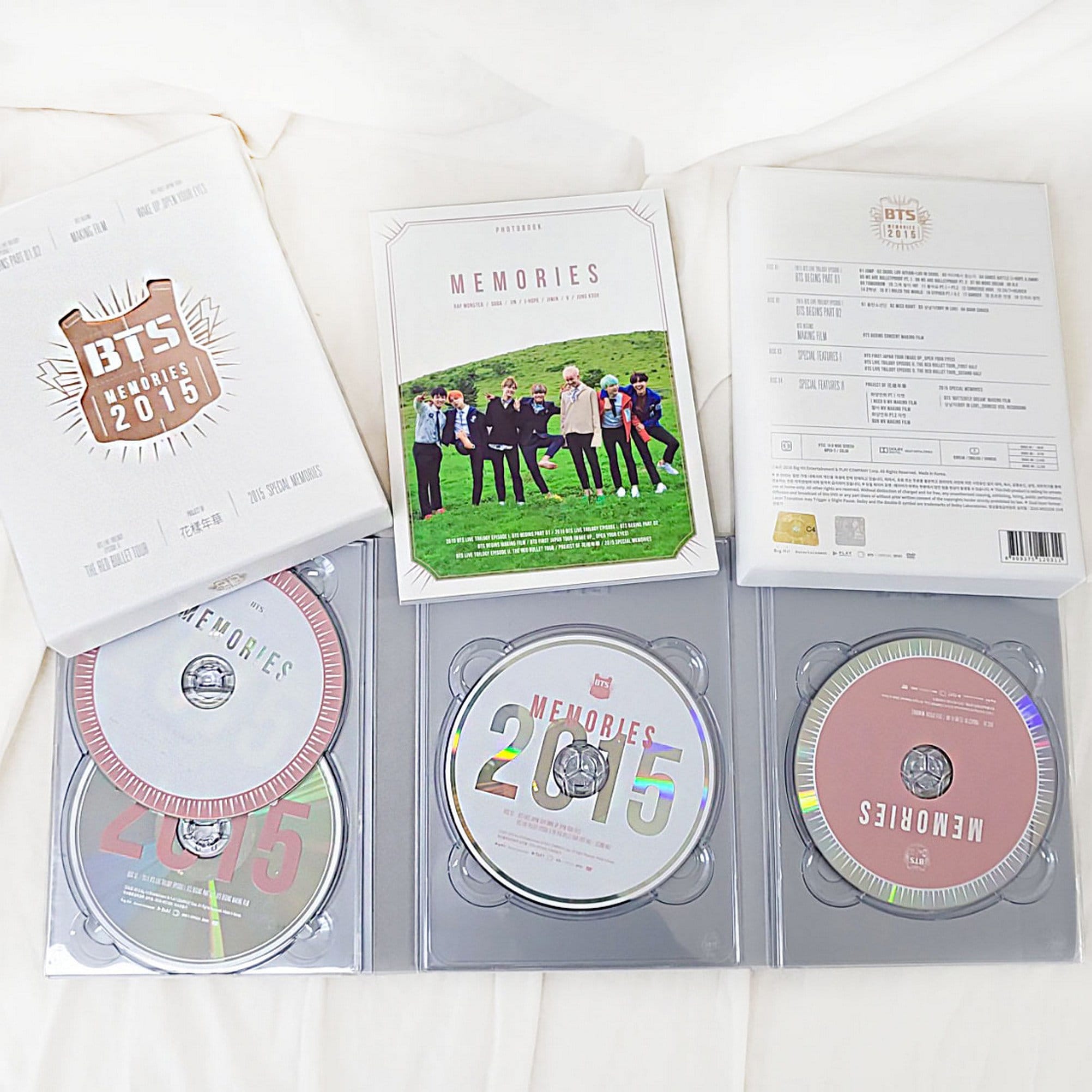BTS Opened 2015 Memories Cd|rm|j-hope|memories|bts Dvd |bts |bts
