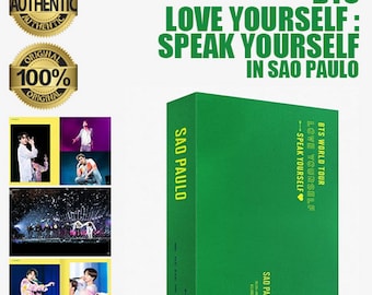 BTS World Tour Love Yourself Speak Sao Paulo 2 DVD Full Set - Etsy