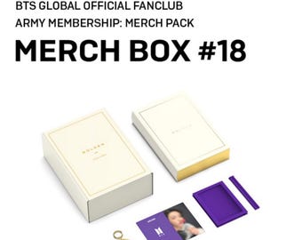 BTS MERCH BOX 18 Golden Box Jungkook Army Official Membership Pack