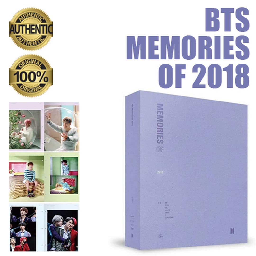 BTS Opened 2018 Memories DVD Package With Random 1 Original
