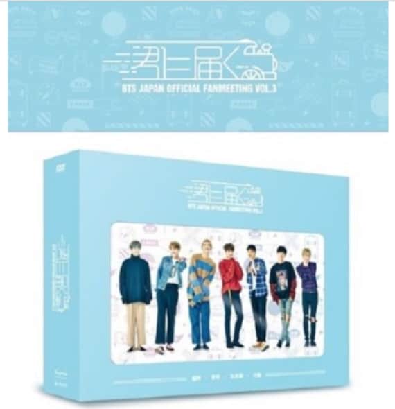 BTS Opened Bangtan Boys Official Japan Fan Meeting VOL.3 DVD ++