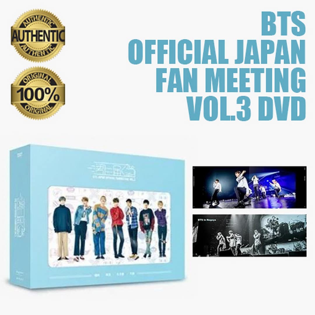 BTS Opened Bangtan Boys Official Japan Fan Meeting VOL.3 DVD ++