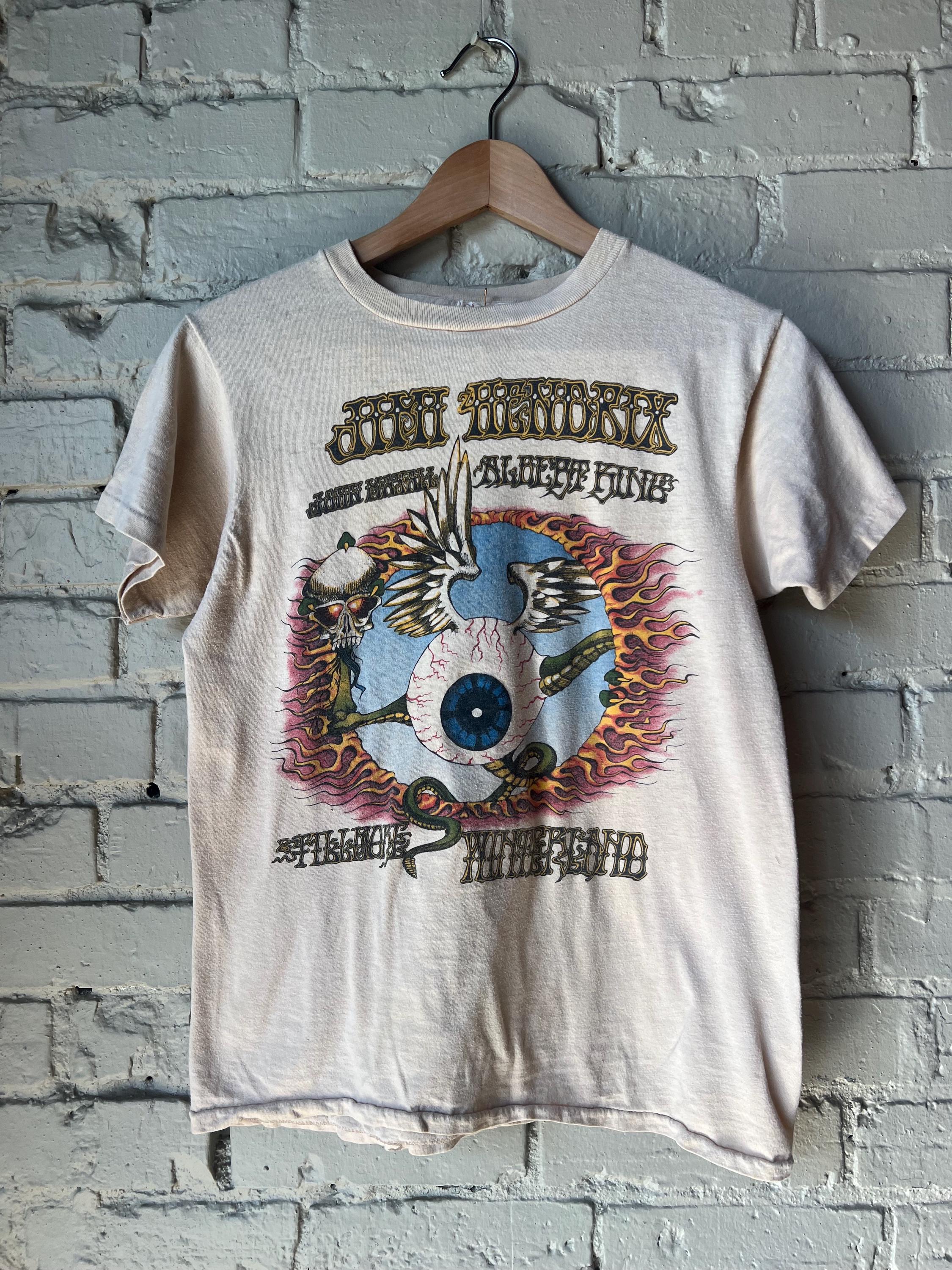 Small, 1970s Jimi Hendrix Flying Eyeball Winterland T-shirt