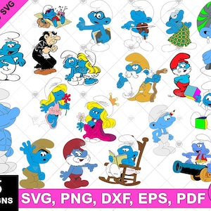 Smurf characters - Etsy 日本