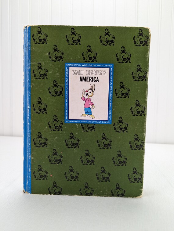 The Wonderful World of Walt Disney America Hard Cover Book 1965