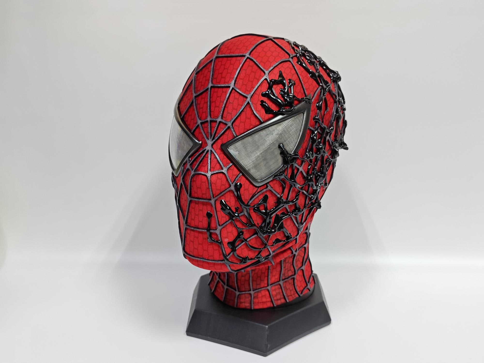 サム・ライミ ハーフフェイス ヴェノム スパイダーマン マスク レッド