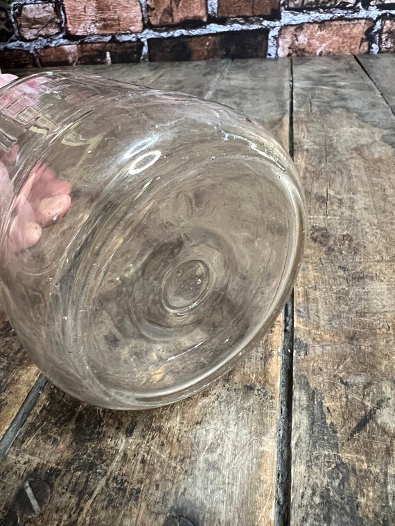 1930年代のアンティーク シェフィールドファームズ エンボス加工ガラス