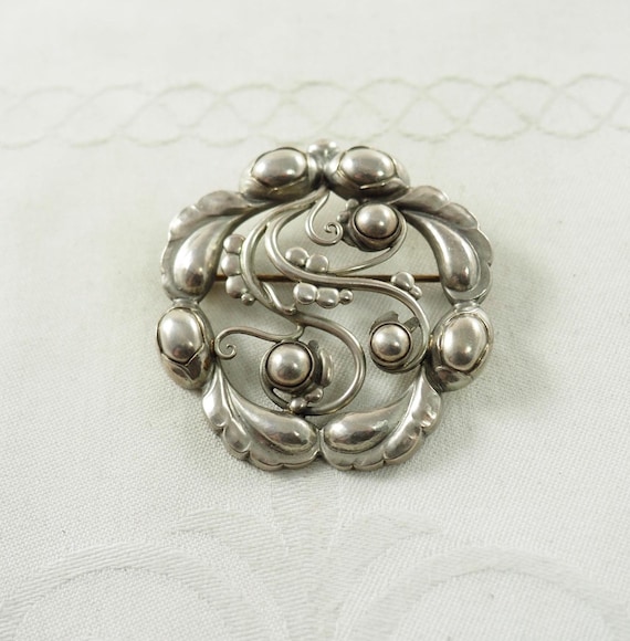 ジョージ ジェンセン ムーンライト ブロッサム、スターリングシルバー