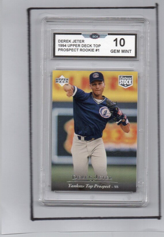 DEREK JETER 1994 Upper Deck Top Prospect Rookie Card - Etsy