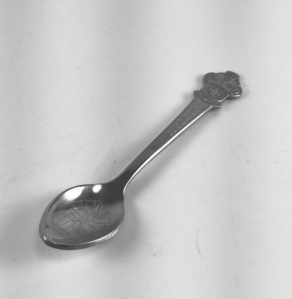 Rolex Spoon Vintage Bucherer Lucerne Switzerland Silver Stainless