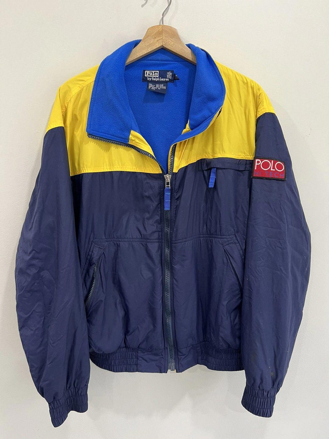 Vintage 90s Ralph Lauren Polo Hi Tech Jacket Usa Pwing Bear - Etsy