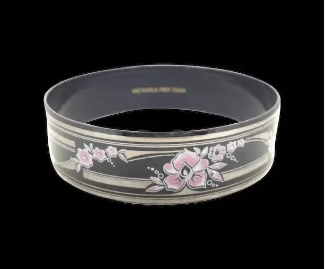 MICHAELA FREY ピンク系のオウム 鳥 ブローチ ミカエラフレイ MICHAELA