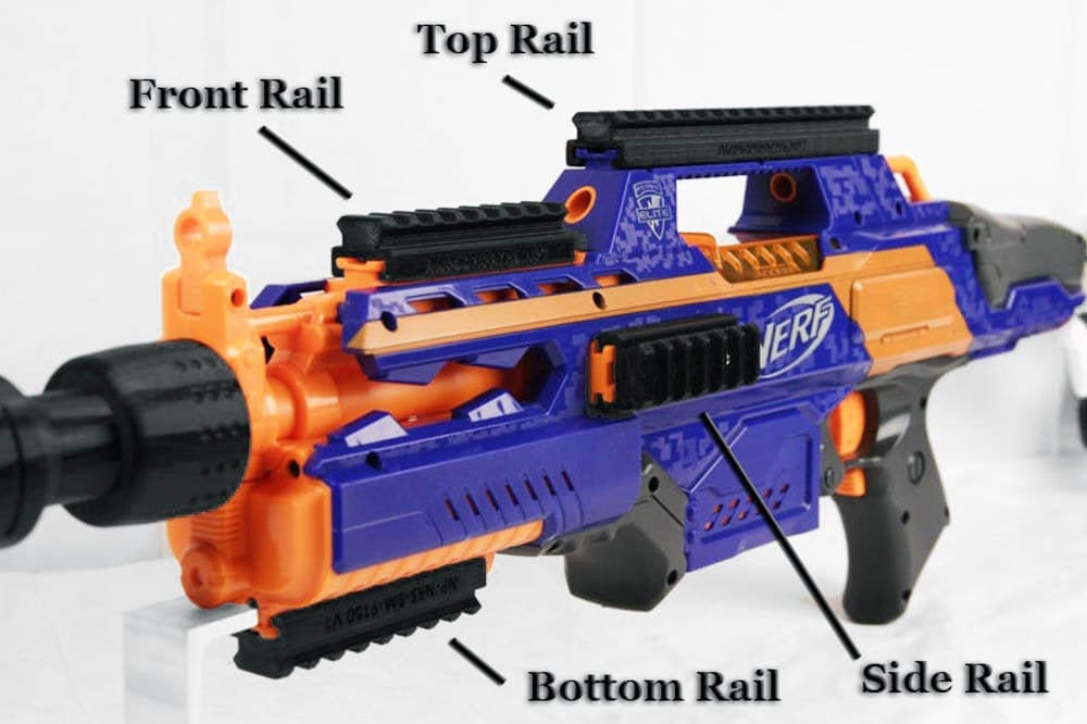 Nerf Rapidstrike CS-18 ブラスター用ピカティニー トップ/フロント