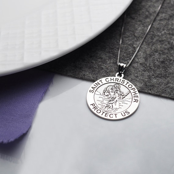 聖クリストファーメダルネックレス • 聖クリストファーネックレス