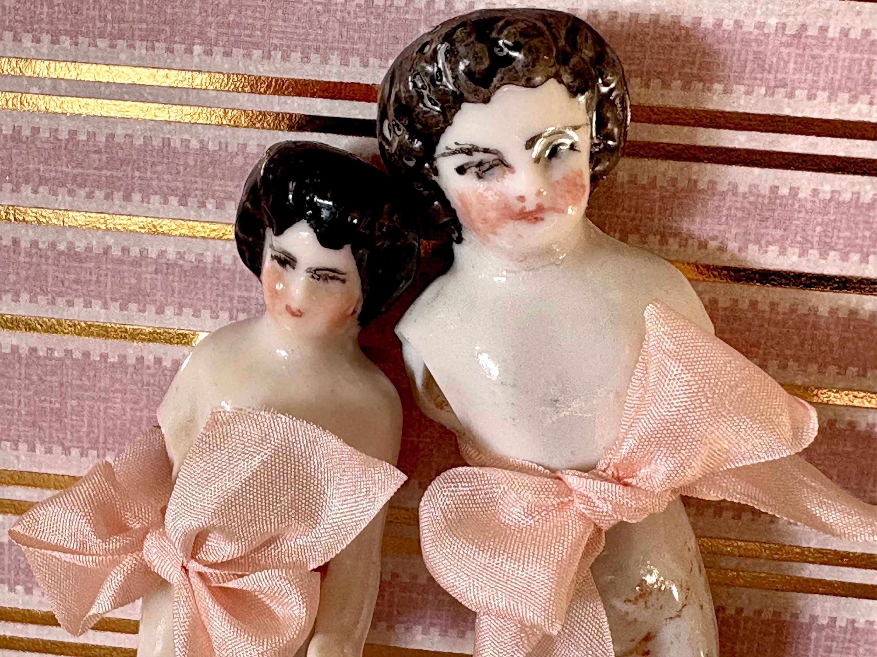 アンティーク ジャンクドロワー チャイナヘッドドール フローズン