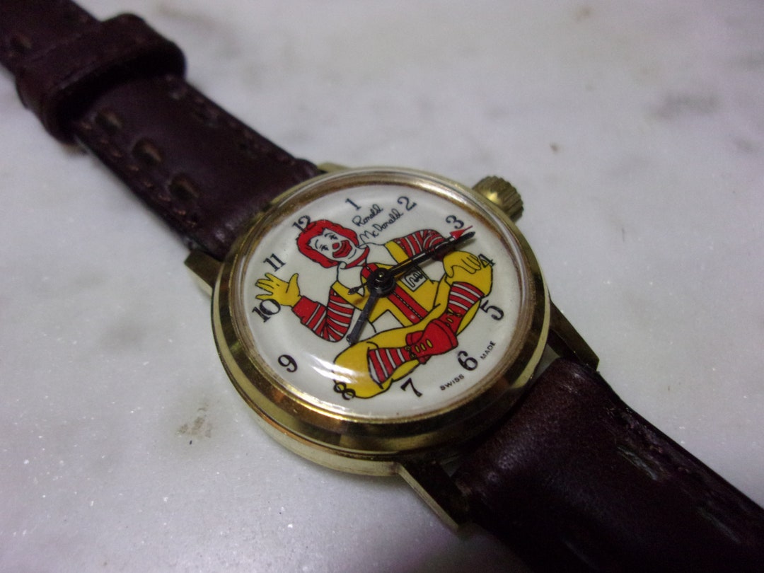 Vintage RONALD MCDONALD Swiss-made, Manual Wind Watch, Good