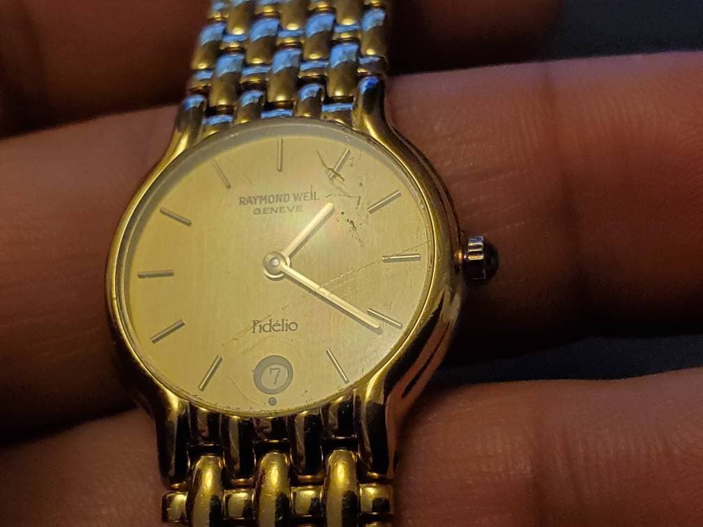 Raymond Weil Geneve Fidelio 4702 18K Gold Electroplated Quartz