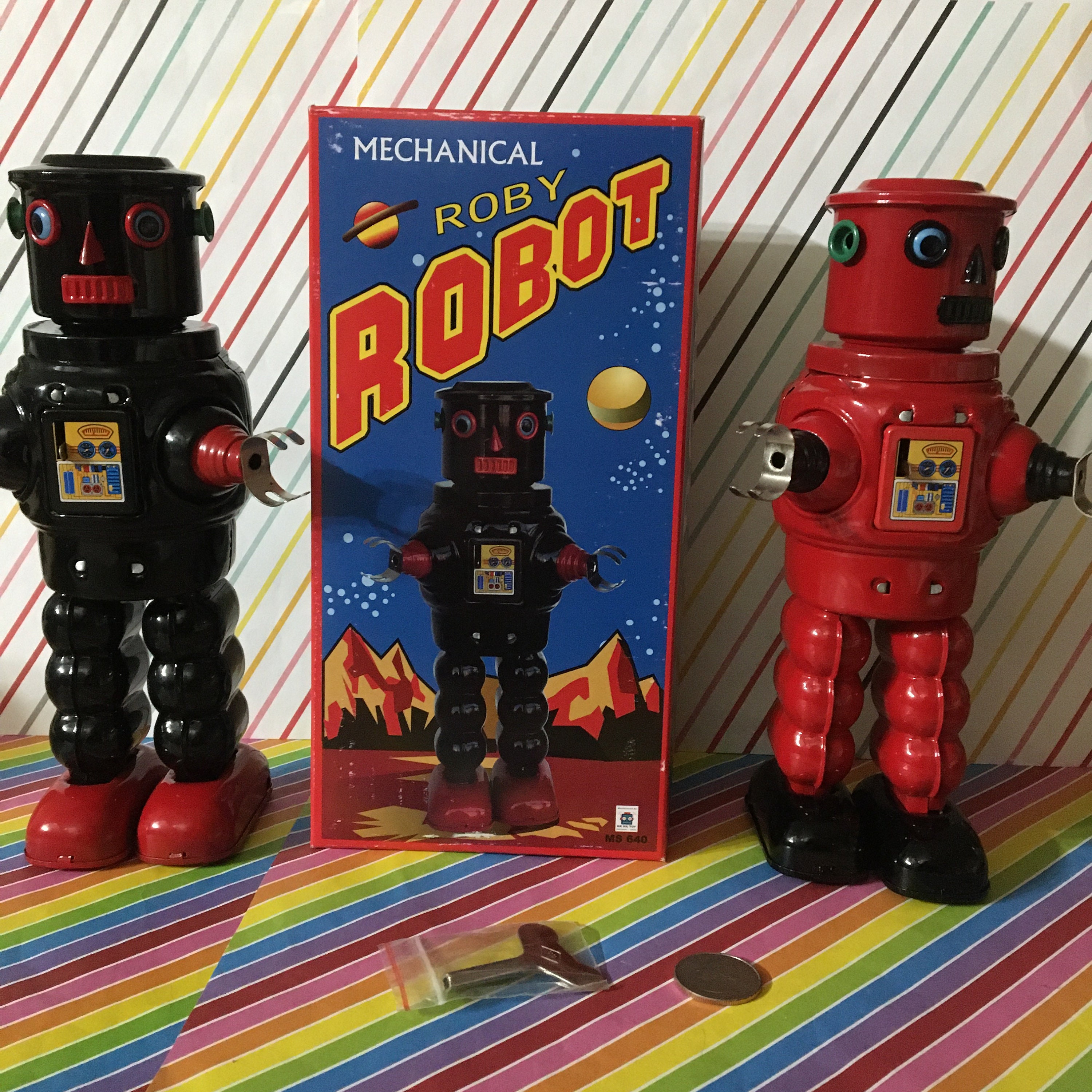 Boxed Roby Robby the Robot Forbidden Planet Tin Wind up Figure - Etsy