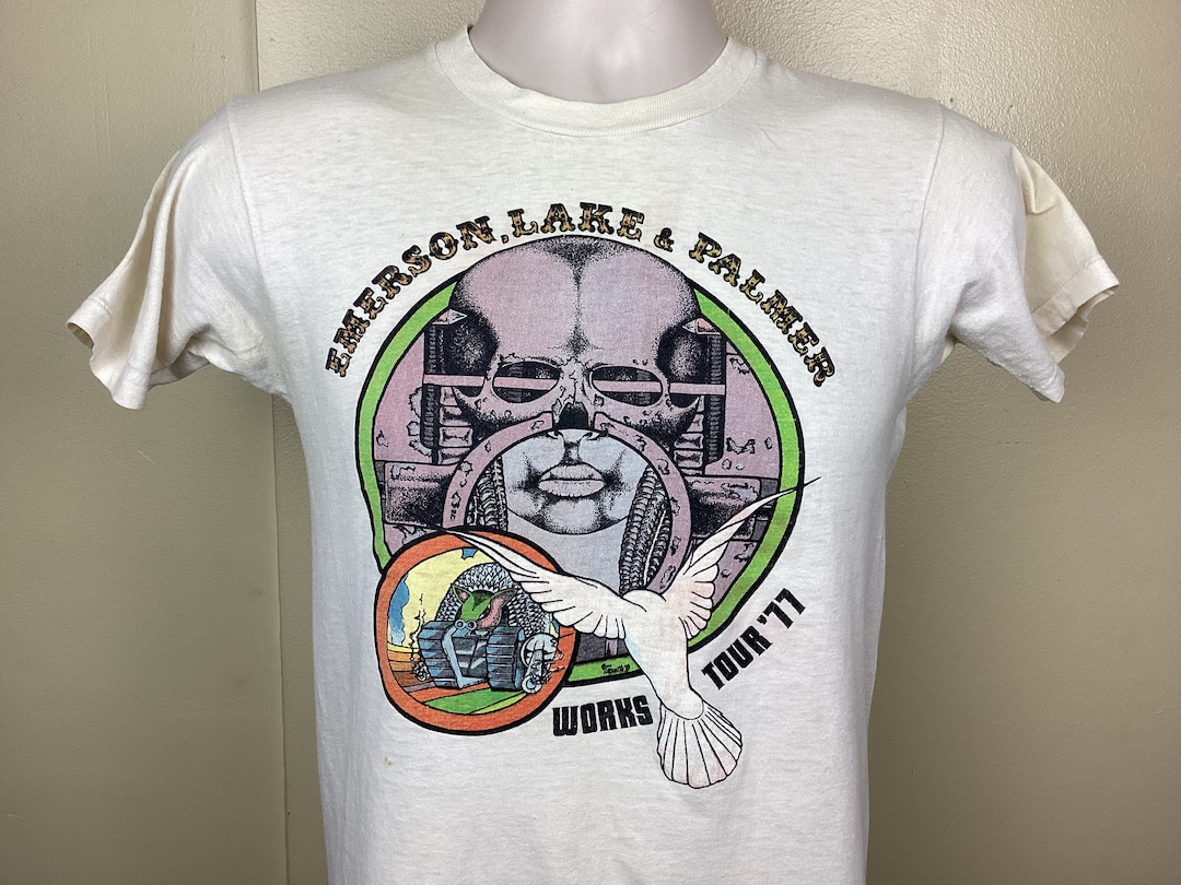 希少 Emerson, Lake & Palmer 90s ヴィンテージ バンT 希少 Emerson