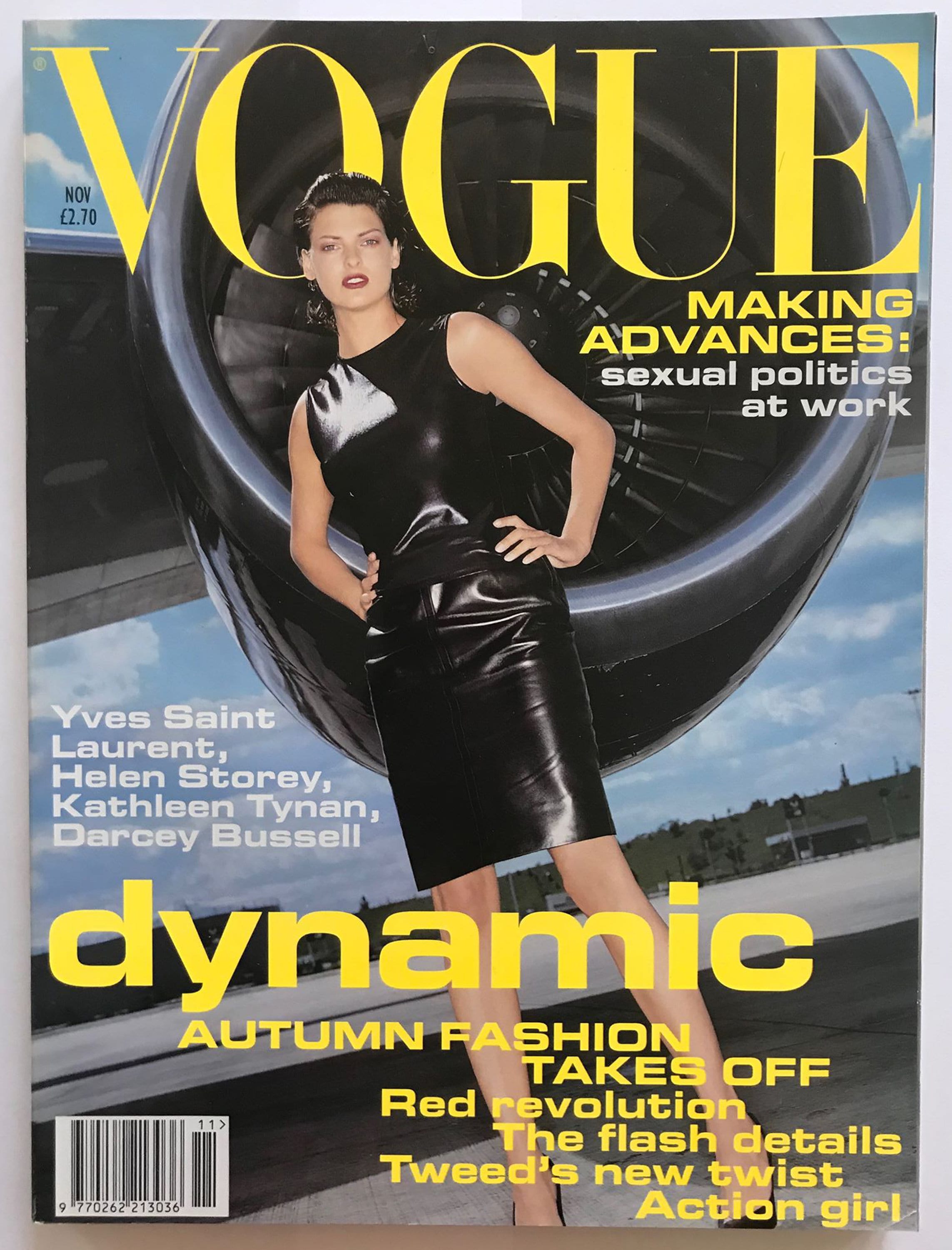 Vogue UK Nov 1994 British Original Vintage Magazine Linda