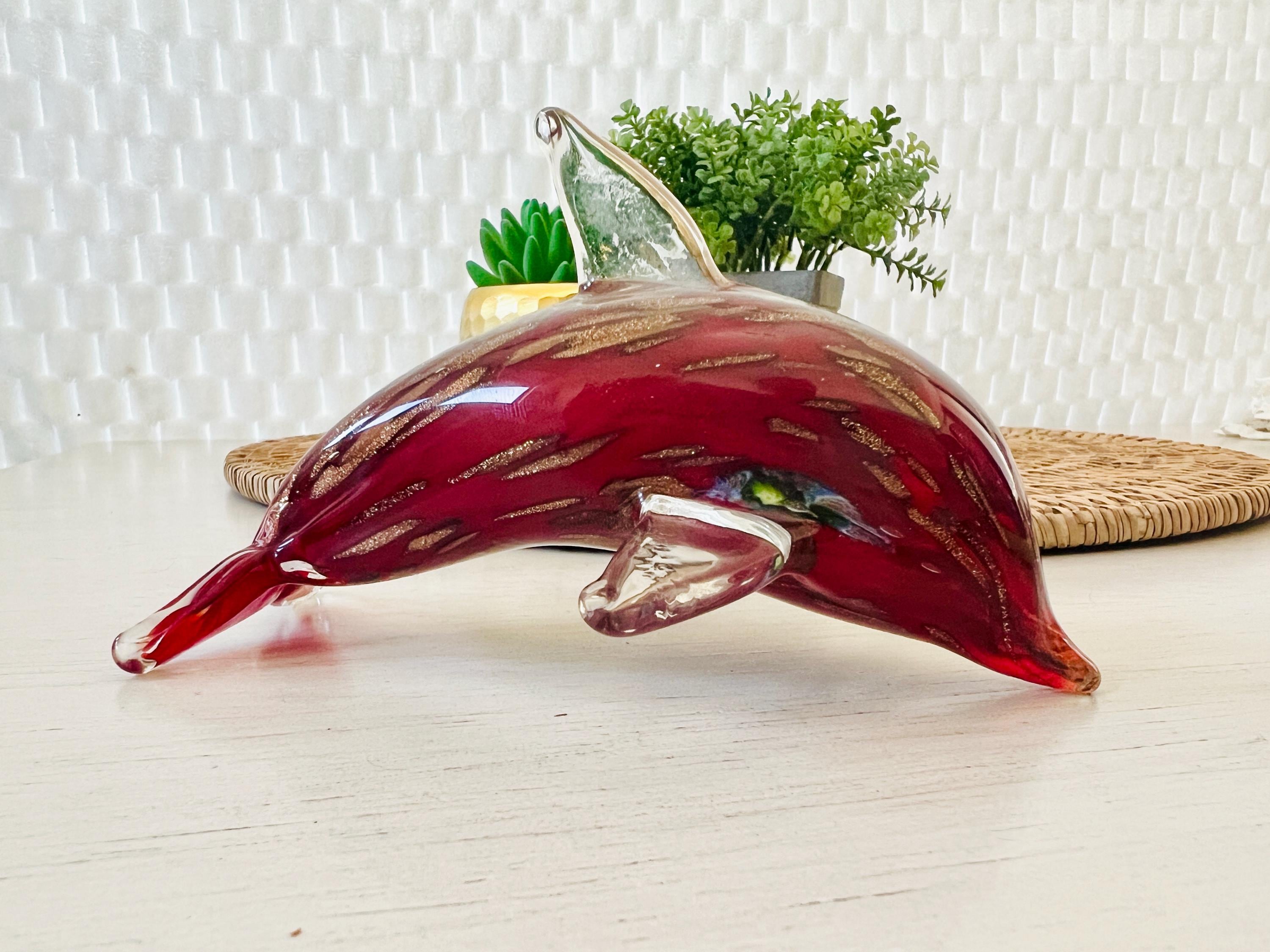 Murano Glass Dolphin - Etsy