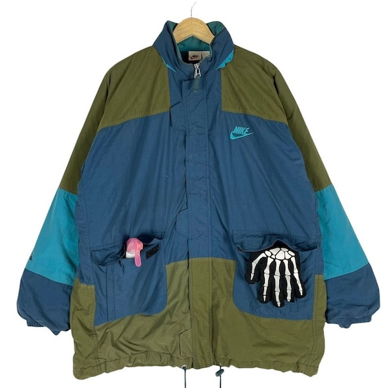 Vintage 90s NIKE ACG Color Block Nylon Windbreaker, Size XL - Etsy