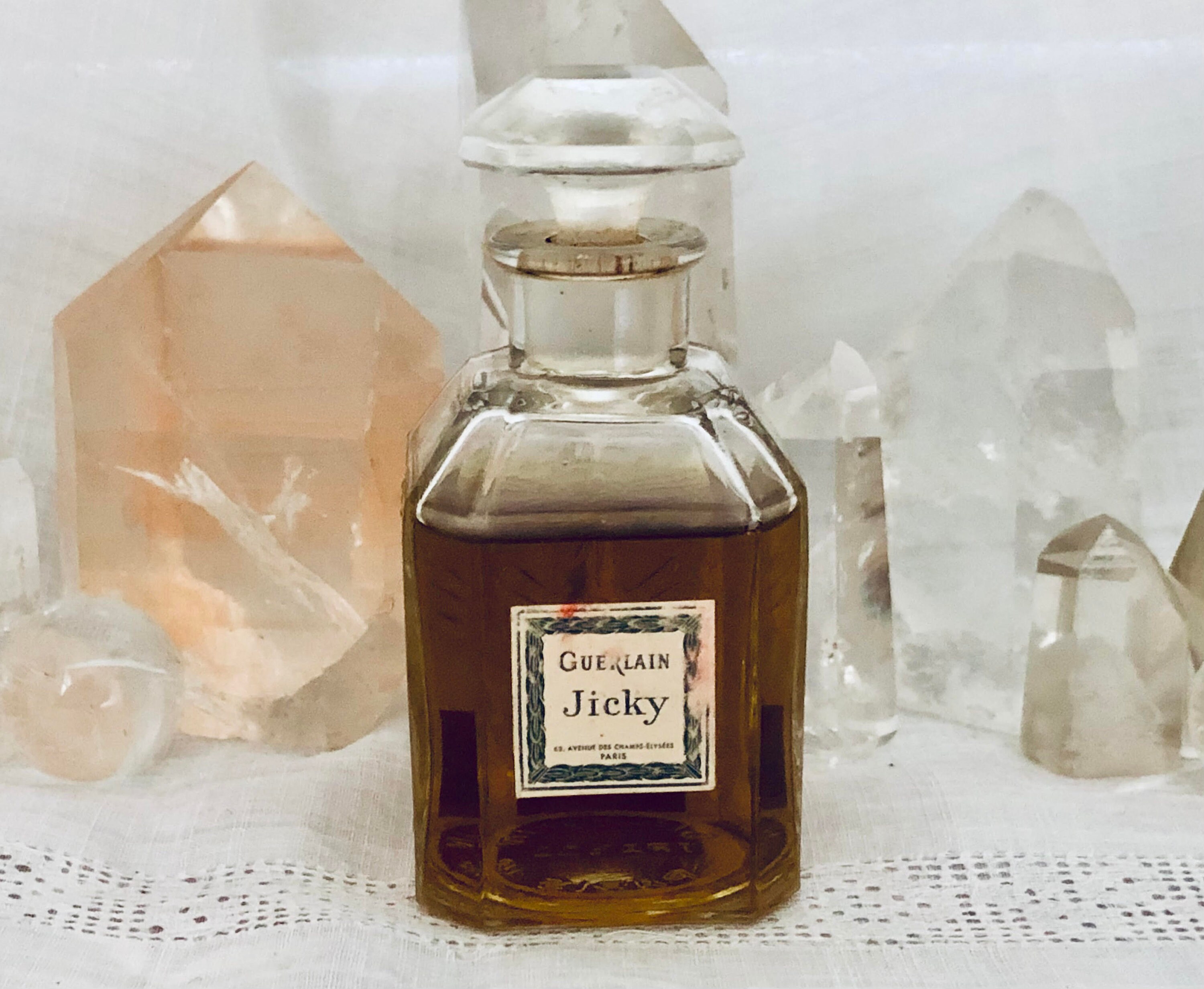 Guerlain, Jicky, 80 Ml. or 2.7 Oz. Flacon, Parfum Extrait, Flacon