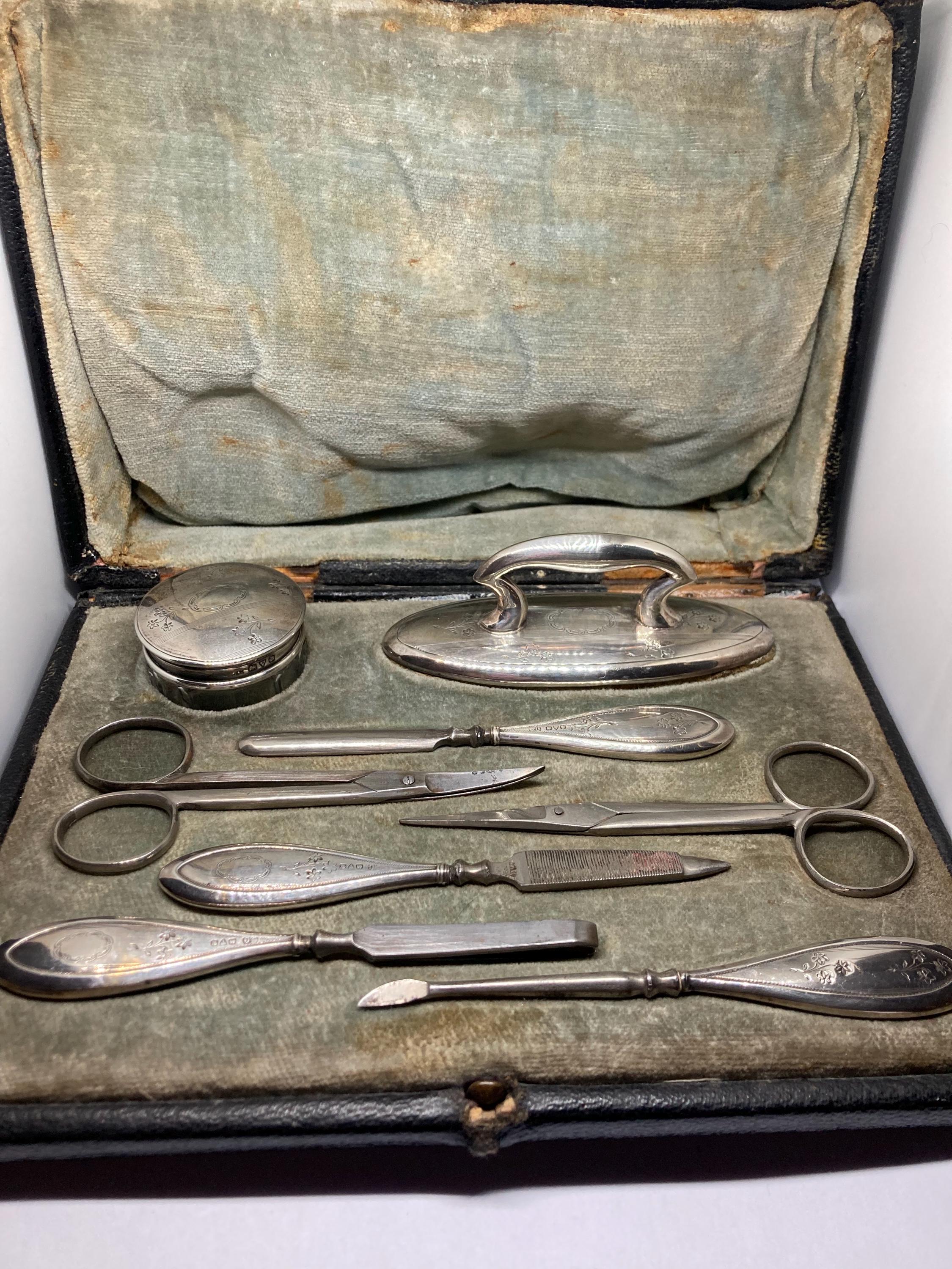 アンティーク アールデコ 1920年 8ピース スターリングシルバー