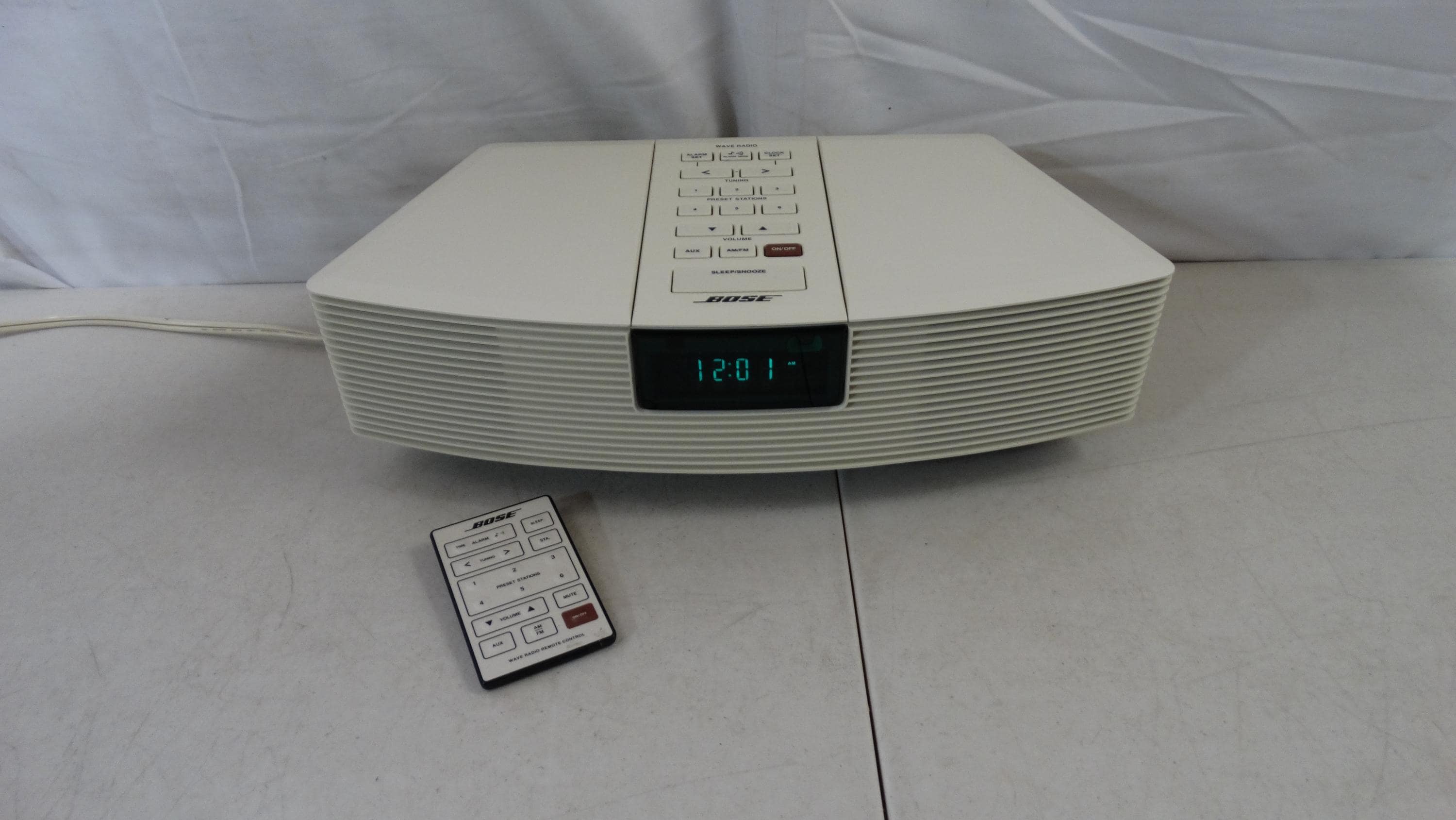 Bose Wave Radio AM/FM Alarm Clock Original Platinum White - Etsy