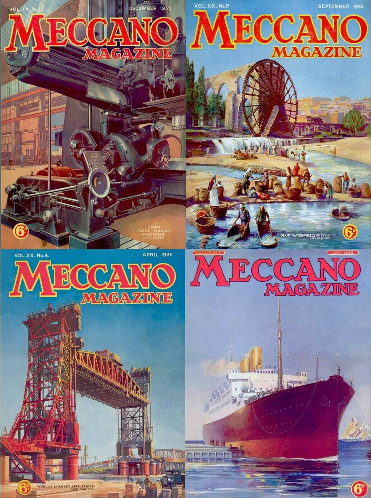 MECCANO MAGAZINE 1951 12冊セット MECCANO MAGAZINE 1951 12冊セット